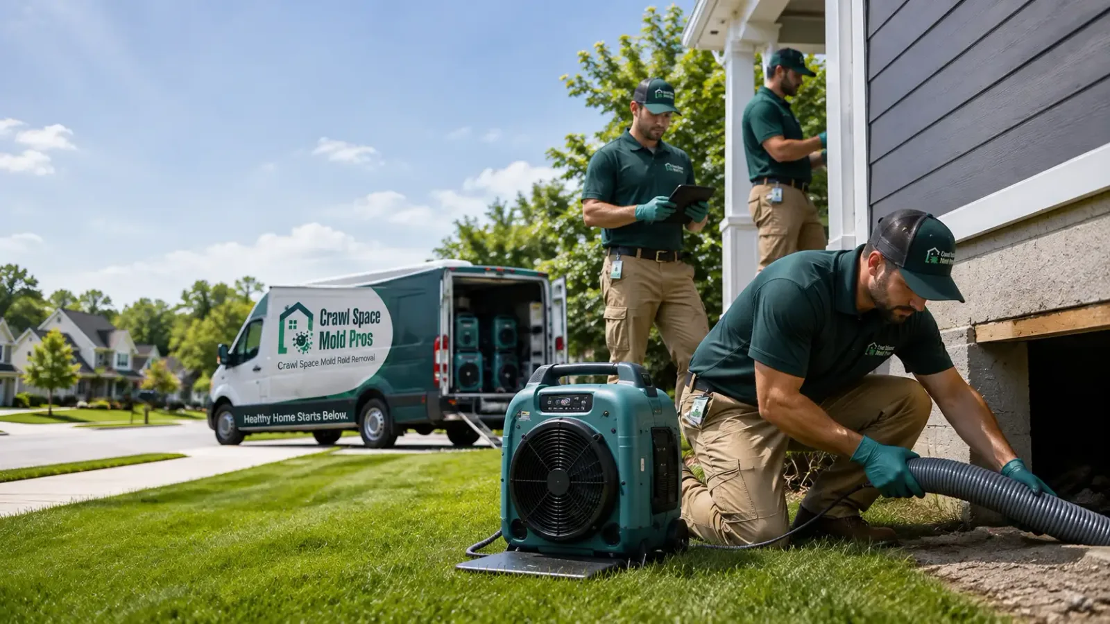 Crawl Space Mold Removal in Ashuelot, NH